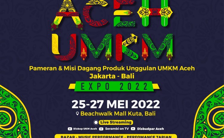  Produk Unggulan UMKM Aceh akan Dipamerkan di Bali