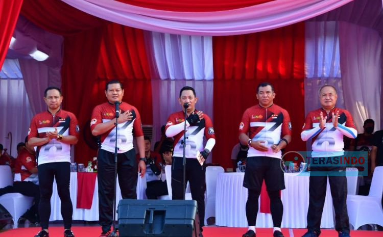  Kasal, Fun Bike Bangun Soliditas, Peringati Hari Bhayangkara Ke-76
