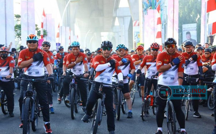 Dalam Rangka Memperingati Hari Bhayangkara Ke-76, Kasal, Kepolisian Negara Republik Indonesia (Polri) Gelar Fun Bike
