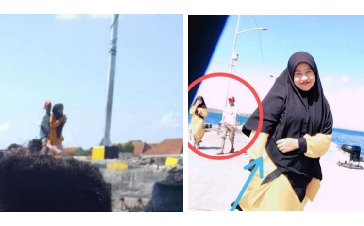 Viral, Diduga Foto Dua Sejoli Nekat Mesum di Dermaga Sapeken