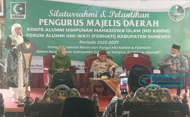  Wabup Eva Minta HMI Bersinergi Dengan Pemkab Sumenep