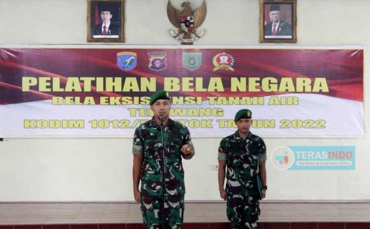  Bentuk Karakter Menjadi Lebih Baik, Kodim 1012/Buntok Gelar Pelatihan Eks Mantan Napi
