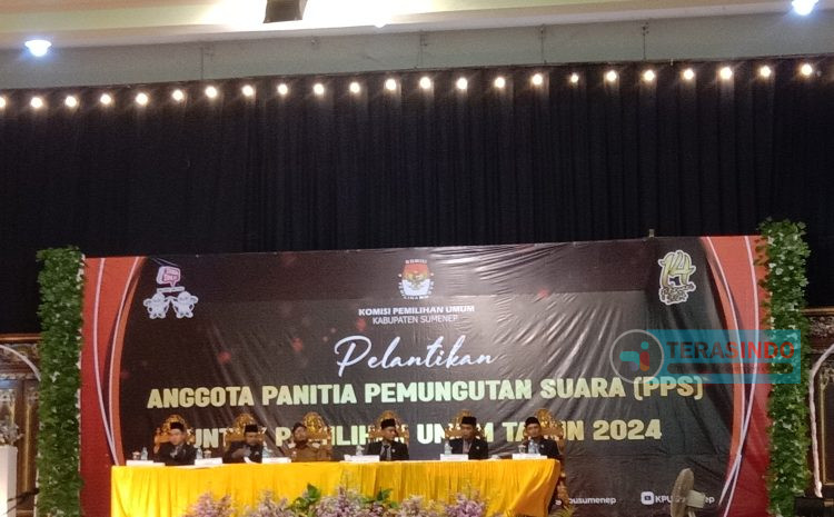  1.966 Anggota PPS Resmi di Lantik KPU Sumenep