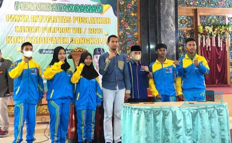  Dispora Terus Berikan Dukungan Anggaran untuk KONI Bangkalan