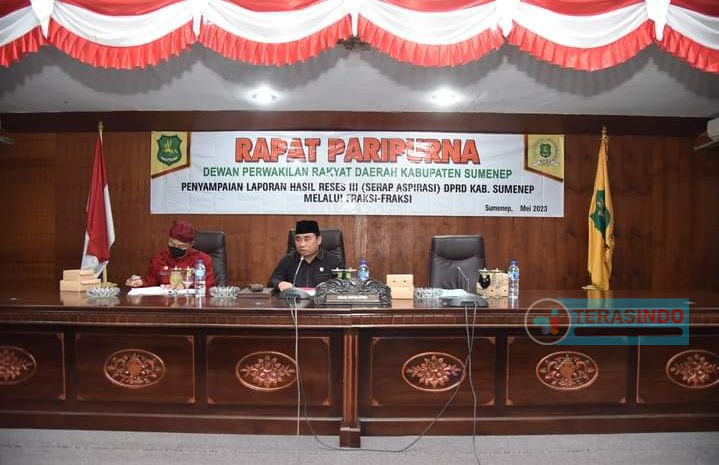  DPRD Sumenep Gelar Rapat Paripurna Penyampaian Hasil Reses III 2023
