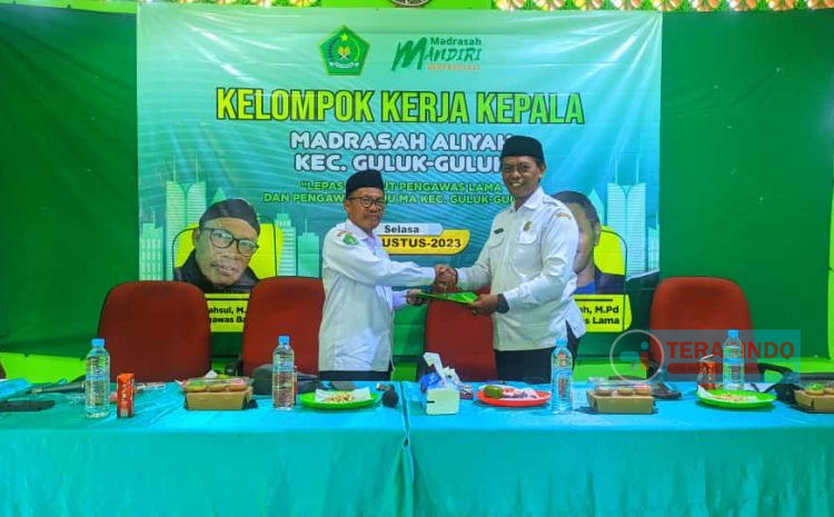  Pisah Sambut Pengawas Pembina MA. Kecamatan Guluk-guluk Sumenep