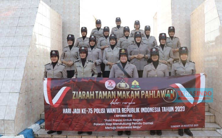  Peringati HUT Polwan ke-75, Ziarah ke TMP Jokotole