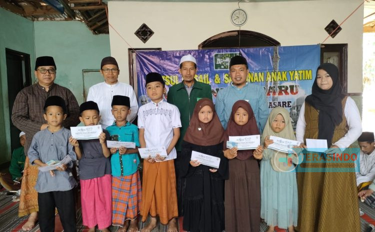  LAZISNU Bersama Ranting NU Banasare Sumenep, Santuni Anak Yatim