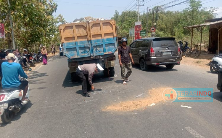  Pengendara Motor Tewas Bentur Dum Truk