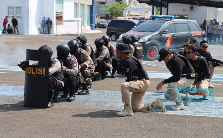 Berpotensi Rawan Pemilu 2024, Gelar Simulasi Sispamkota Ops Mantap Brata 2023/2024