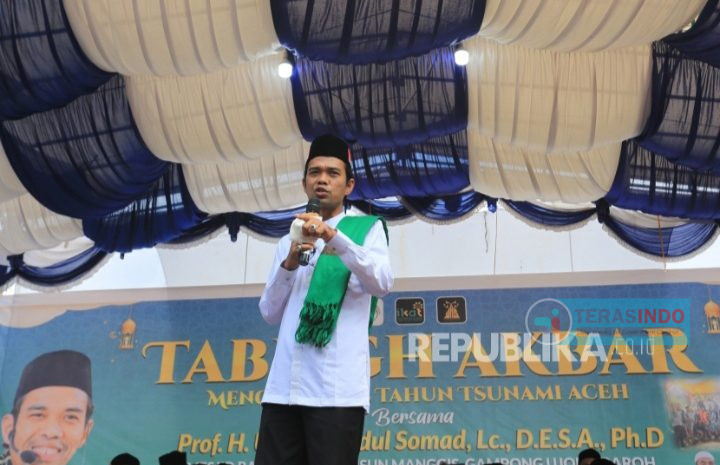  Ustaz Abdul Somad: Cukup Jadi Manusia untuk Peduli Palestina