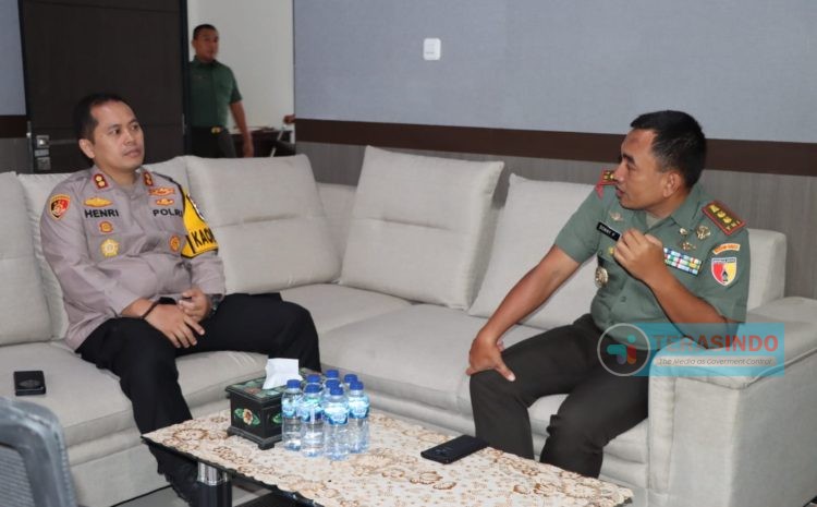  Jalin Sinergitas, Kapolres Sumenep Silaturahmi ke Kodim 0827