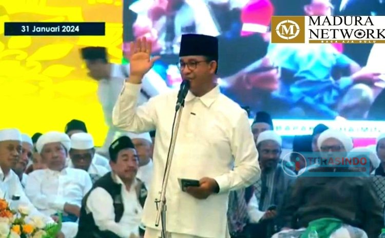  Puluhan Ribu Warga Sumenep Padati Kampanye Anies Baswedan dan Muhaimin Iskandar
