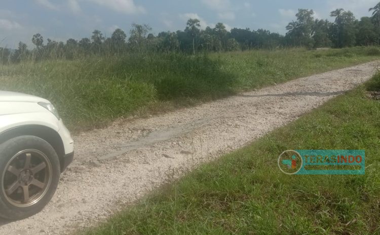  Masyarakat Keluhkan Jalan Desa Rubaru  Rusak Parah