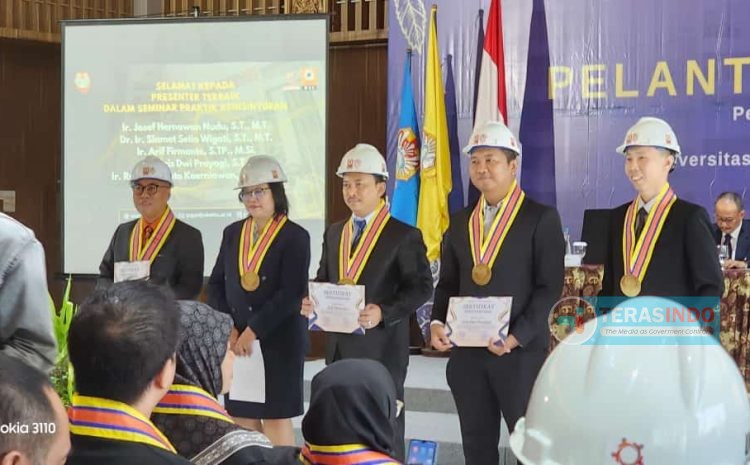  76 Insinyur Baru Dilantik di UKWM Surabaya, Kepala Bappeda Sumenep Meraih Predikat Best Presenter