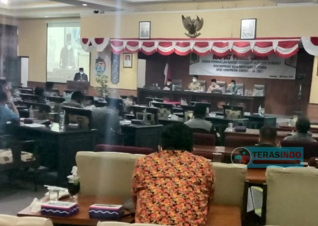  DPRD Sumenep Gelar Rapat Paripurnakan Pembacaan Nota Penjelasan Bupati Terkait Rancangan Raperda RPJPD 2025-2045