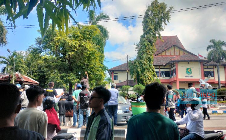  LSM BIDIK Gelar Aksi Kasus Sengketa Tanah Terminal Arya Wiraraja Sumenep