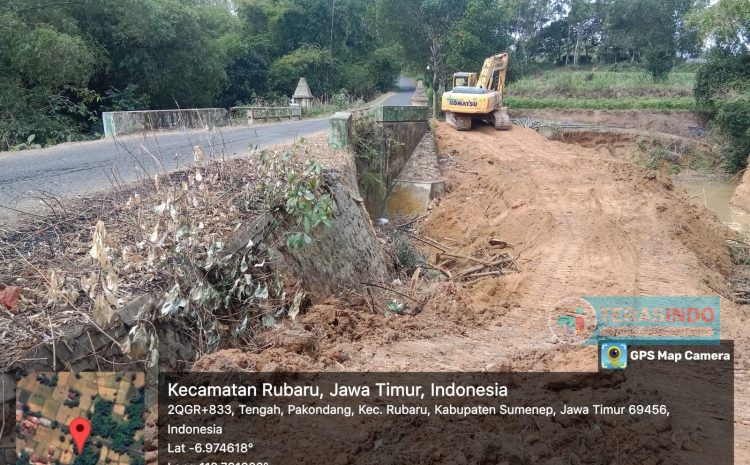  Pemerintah Anggarkan Rp2 Miliar Lebih untuk Perbaikan Jembatan Desa Pakondang di Sumenep