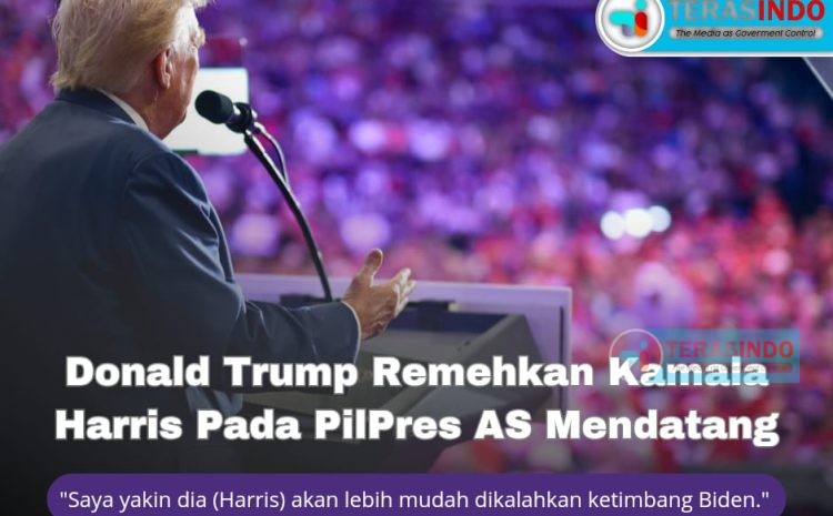  Donald Trump Anggap Remeh Kamala Harris