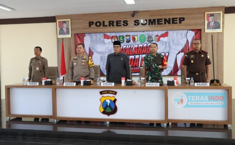  Deklarasi Damai Sambut Pilkada Serentak 2024 di Sumenep