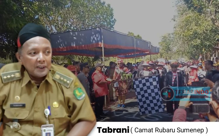  Lomba Gerak Jalan di Kecamatan Rubaru Tampilkan Kostum Unik, Semarakkan HUT Ke-79 RI