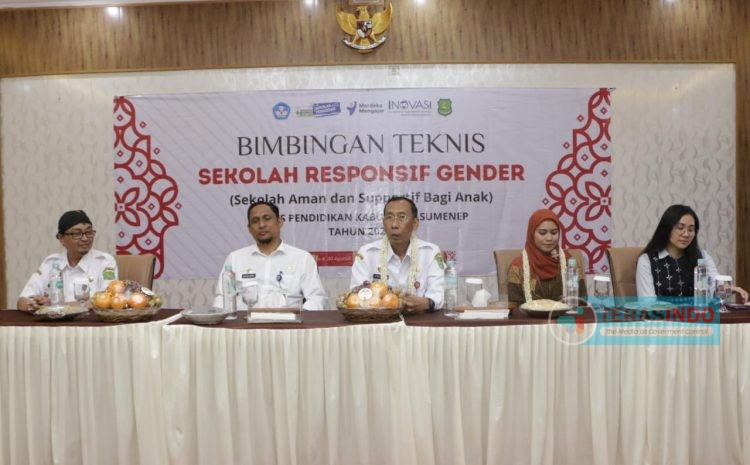  Bimbingan Teknis Sekolah Responsif Gender di Sumenep, Dorong Pendidikan Inklusif dan Adil