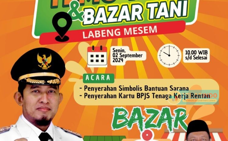  Dinas Ketahanan Pangan dan Pertanian Sumenep Gelar Temu Tani dan Bazar Tani untuk Sejahterakan Petani