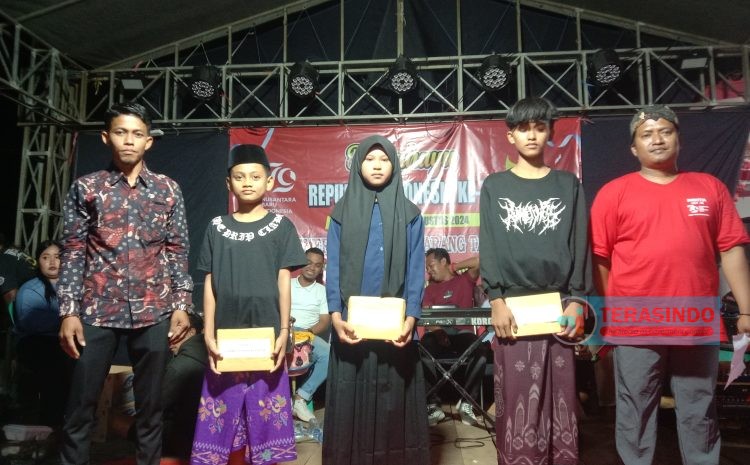  Semangat Warga Desa Karangnangka Rubaru Meriahkan Malam Penutupan HUT RI Ke -79