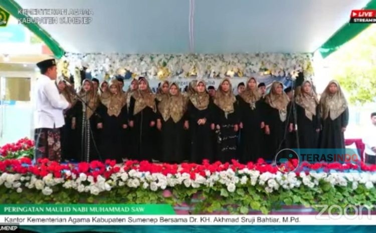  Pengukuhan Paduan Suara Potre Koneng Kemenag Sumenep untuk Dukung Acara Resmi