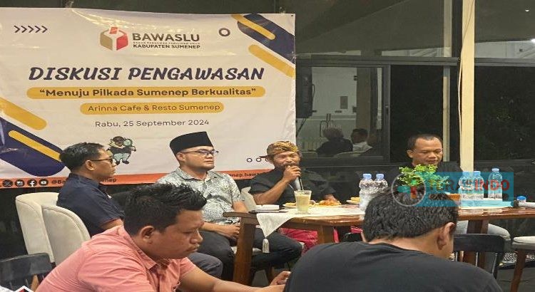  Menuju Pilkada Berkualitas, Bawaslu Sumenep Gelar Diskusi Terbuka
