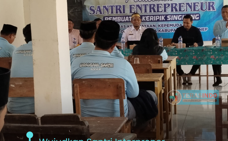  ‎Wujudkan Santri Entrepreneur Hebat, Disbudporapar Sumenep Gelar Pelatihan Keripik Singkong