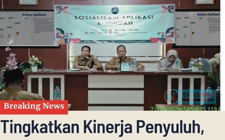 Tingkatkan Kinerja Penyuluh, Dinas Pertanian Sumenep Kenalkan Aplikasi E-Pindah