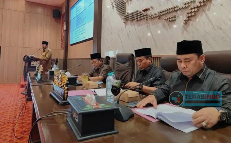  Rapat Paripurna DPRD Sumenep dalam Penyampaian Nota Keuangan Atas Raperda 2026