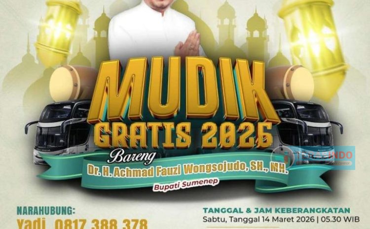  Bupati Achmad Fauzi Wongsojudo Luncurkan Program Mudik Gratis, Ribuan Warga Dapat Bantuan Perjalanan