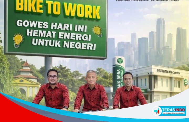 PT BPRS Bhakti Sumekar Resmi Menerapkan Kebijakan Bike to Work