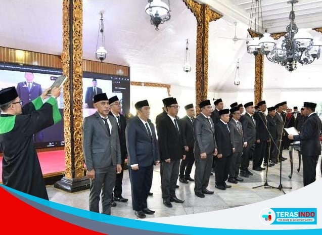  25 Pejabat Dilantik, Bupati Fauzi Dorong Birokrasi Profesional dan Responsif