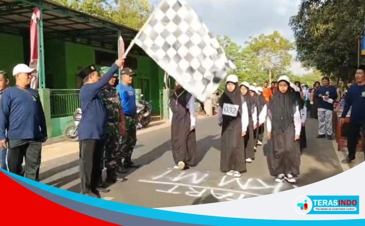  Semarak HUT Kemerdekaan RI ke-81, KKM MI Rubaru Gelar Lomba Gerak Jalan Tingkat MI