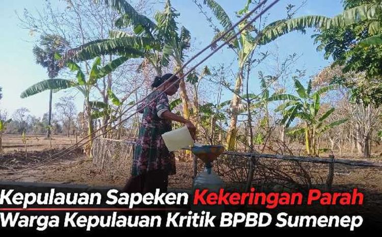  Krisis Air Bersih Landa Kepulauan Sapeken, Warga Kritik BPBD Sumenep Lamban: Sumur Kering, Bantuan Tak Kunjung Datang