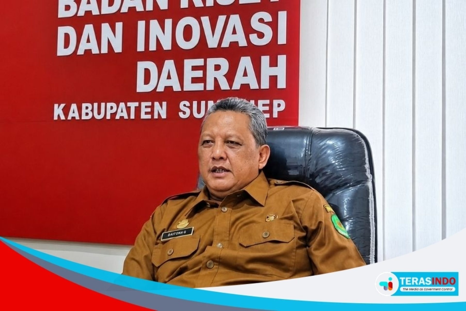 Kepala BRIDA Kabupaten Sumenep, Siswahyudi Bintoro, S.Sos., M.Si.,