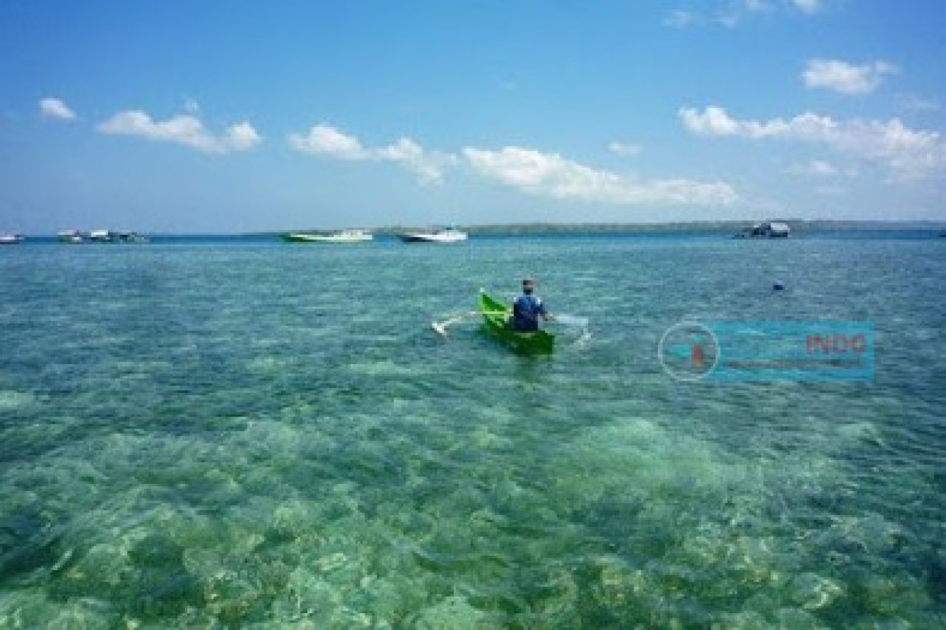Foto ke indahan laut Kepulauan Sapeken, kecamatan Sapeken kabupaten Sumenep